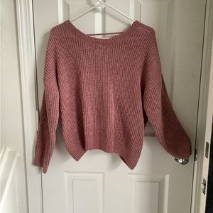 Pink sweater